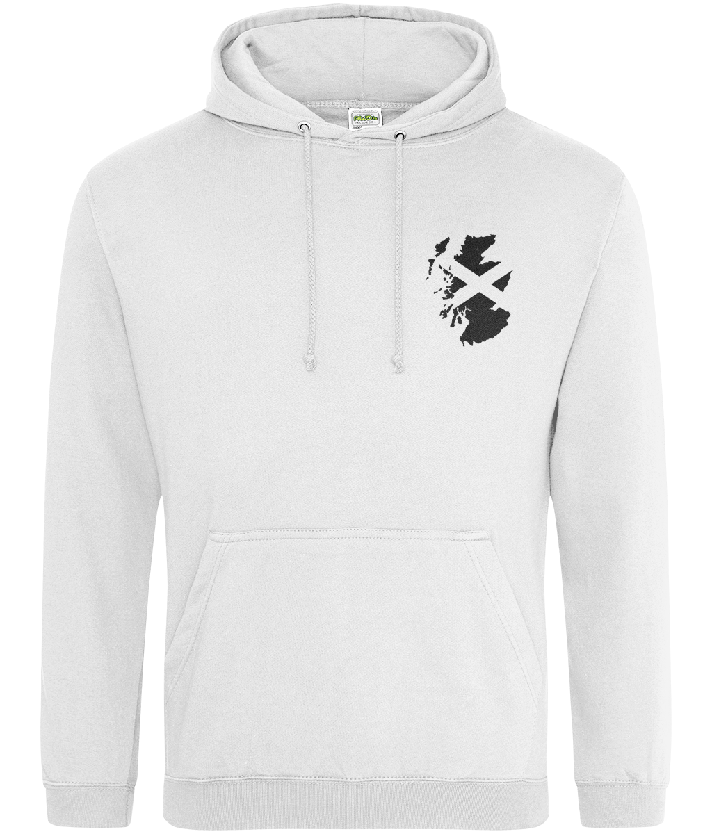 Scotland Map Front Hoodie Design