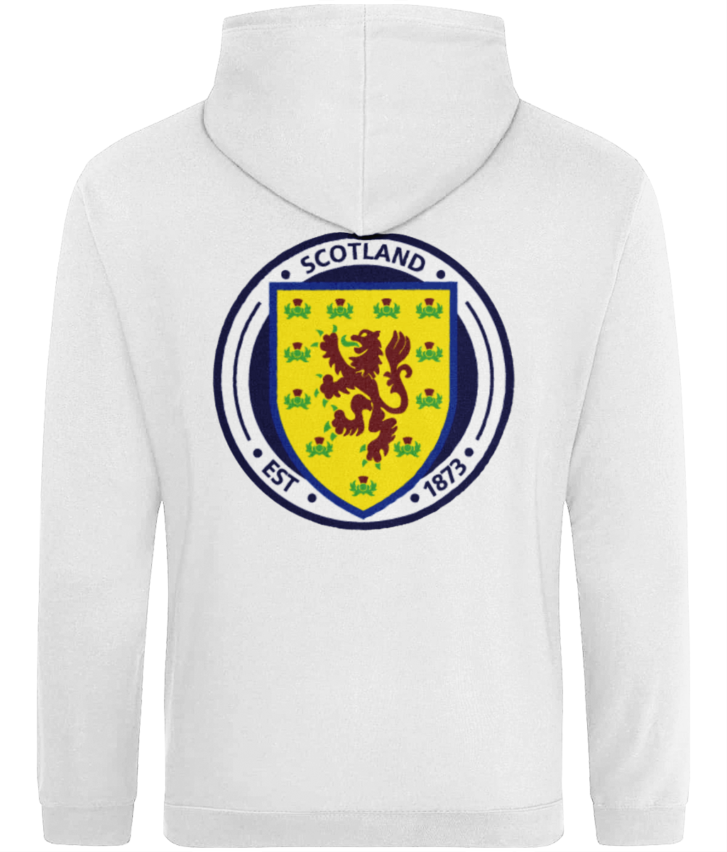 Rear Scotland Badge Design Hoodie