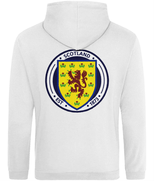Rear Scotland Badge Design Hoodie