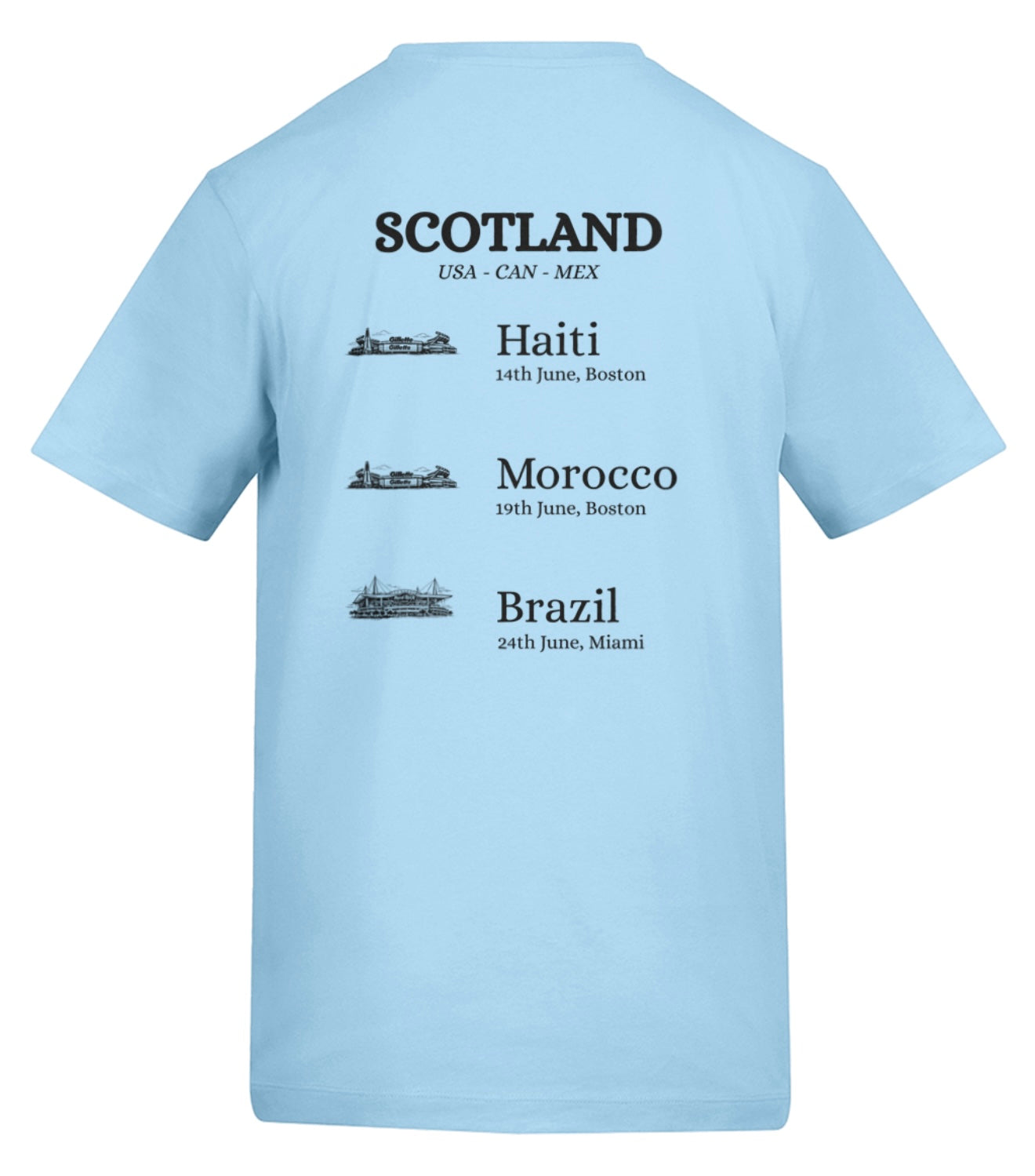 Scotland World Cup football fan t-shirt