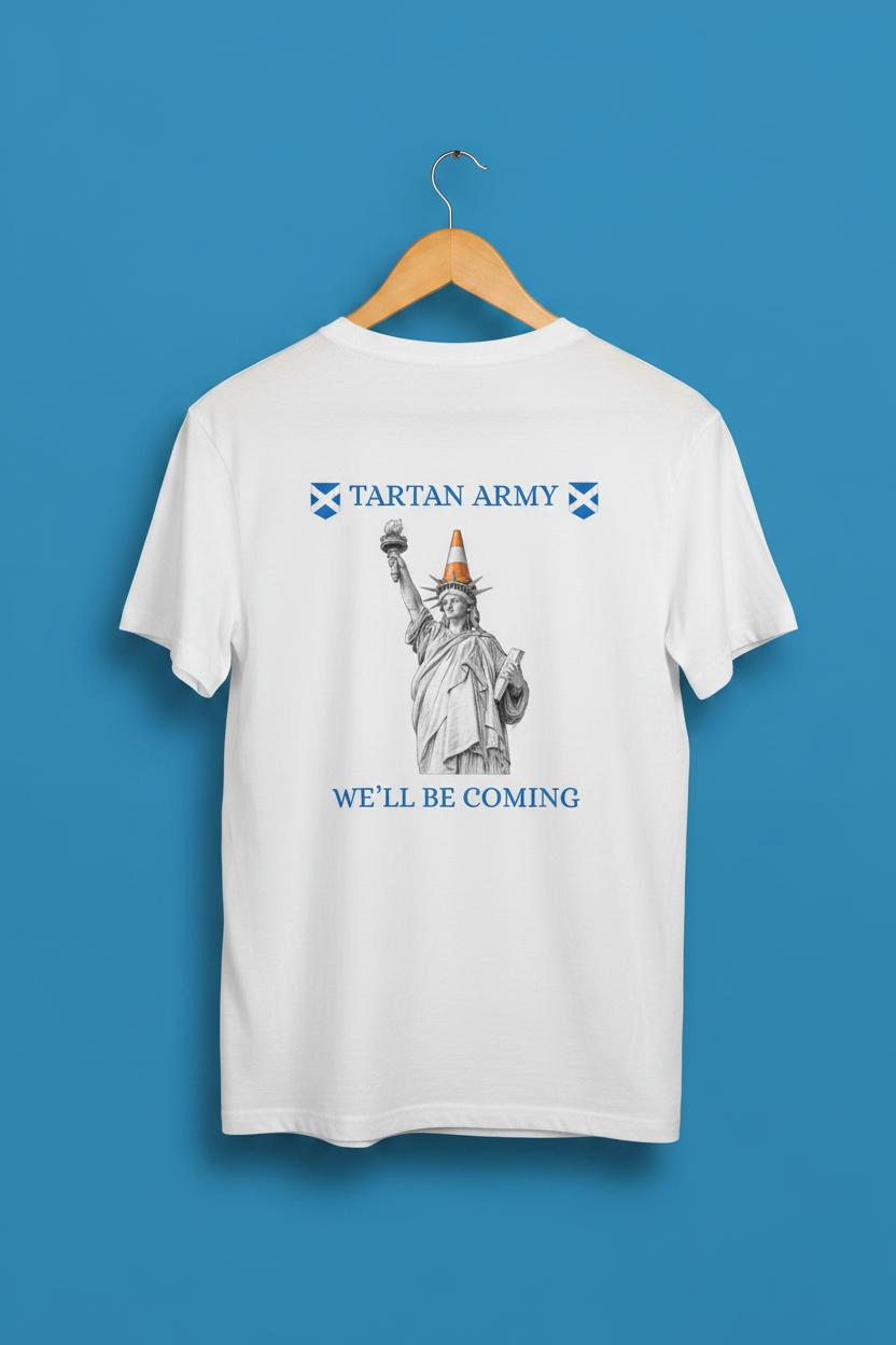 Tartan Army inspired Scotland football tee