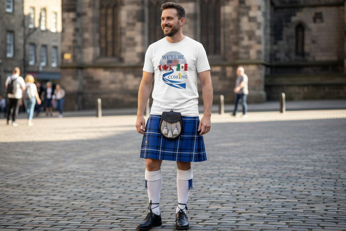 We’ll Be Coming Scotland World Cup T-Shirt | Relaxed Fit